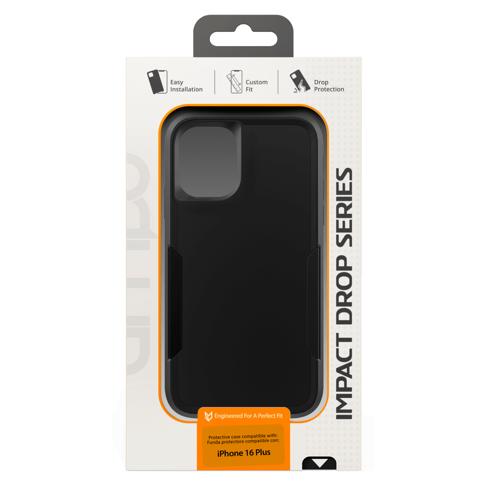AMPD Military Drop Case for Apple iPhone 16 Plus-Black by AMPD