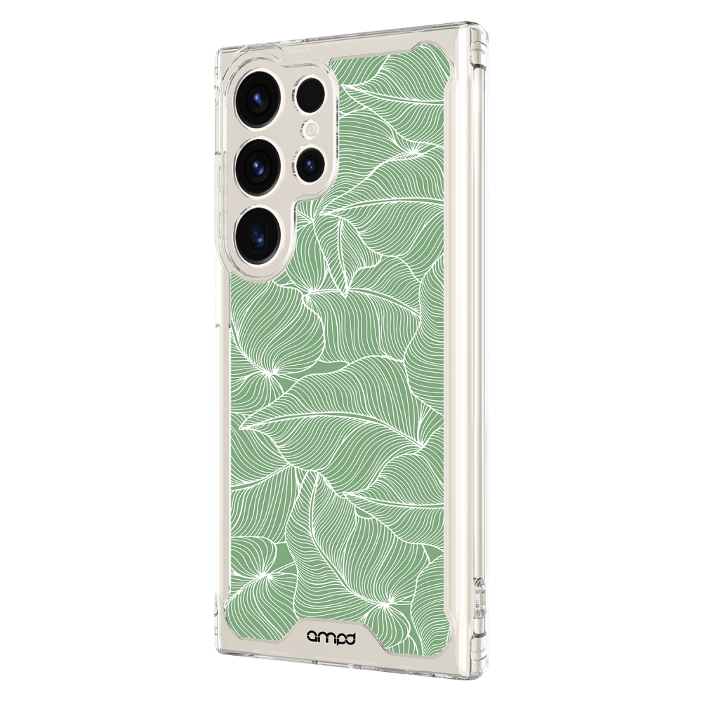 AMPD TPU / Acrylic HD Print Case for Samsung Galaxy S24 Ultra-Green by AMPD