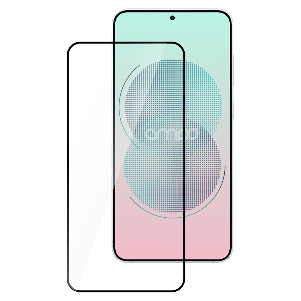 AMPD 3D Full Faced Impact Flex Glass Screen Protector for Samsung Galaxy S 2025 Small-Clear by AMPD