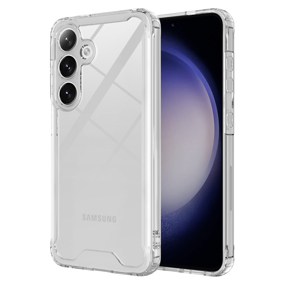 AMPD TPU / Acrylic Crystal Clear Case for Samsung Galaxy S24 FE-Clear
