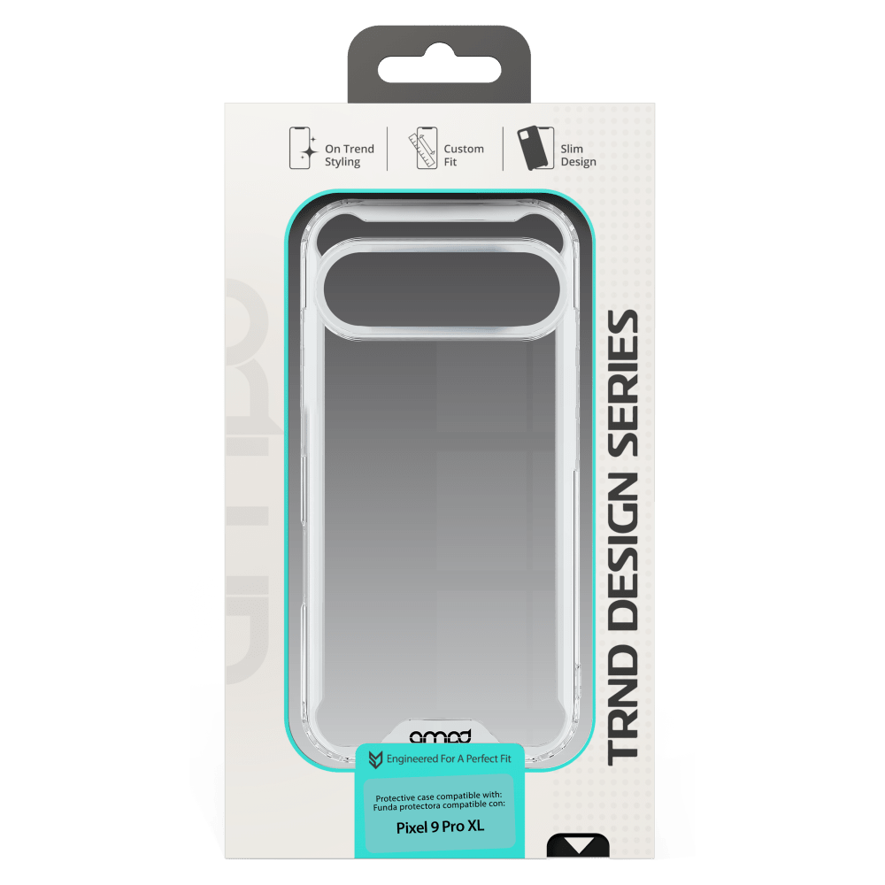 AMPD TPU / Acrylic Crystal Clear Case for Google Pixel 9 Pro XL-Clear by AMPD
