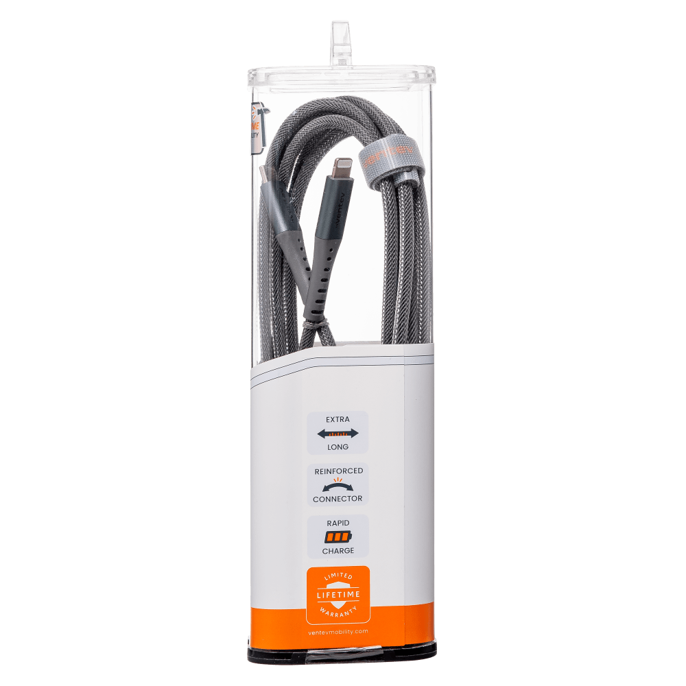 Ventev Alloy USB C to Apple Lightning High Speed Ultradurable 10 Foot Cable-- by Ventev