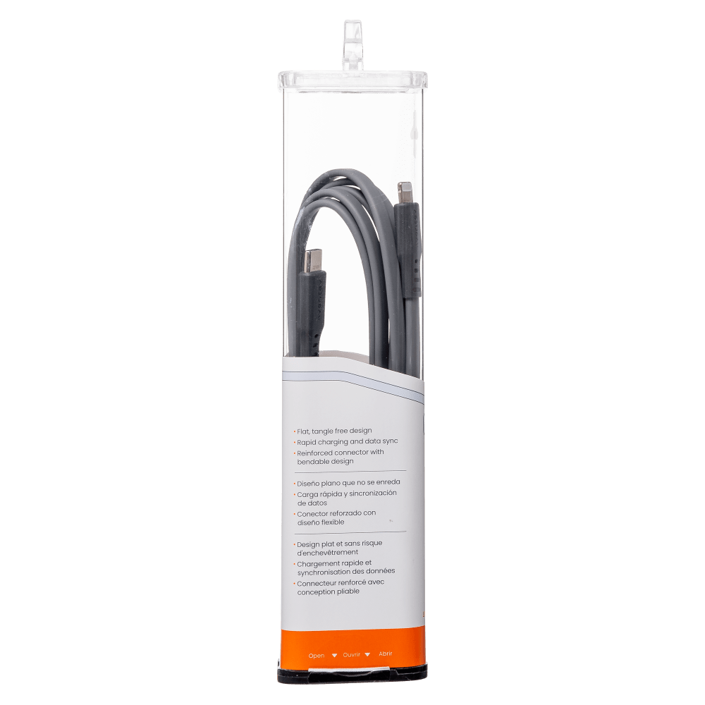 Ventev Flat USB C to Apple Lightning High Speed Tangle-Free 6 Foot Cable-- by Ventev