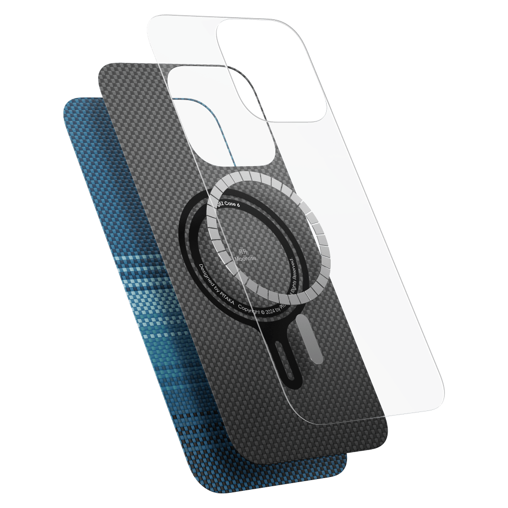 Pitaka MagEZ Case 6 MagSafe Case for Apple iPhone 16-Multi-Color by Pitaka