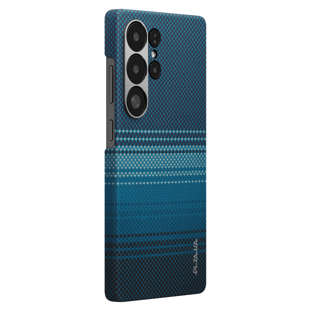 Pitaka Tactile Woven Case with Grip 3 for Samsung Galaxy S 2025 Large-Multi-Color by Pitaka