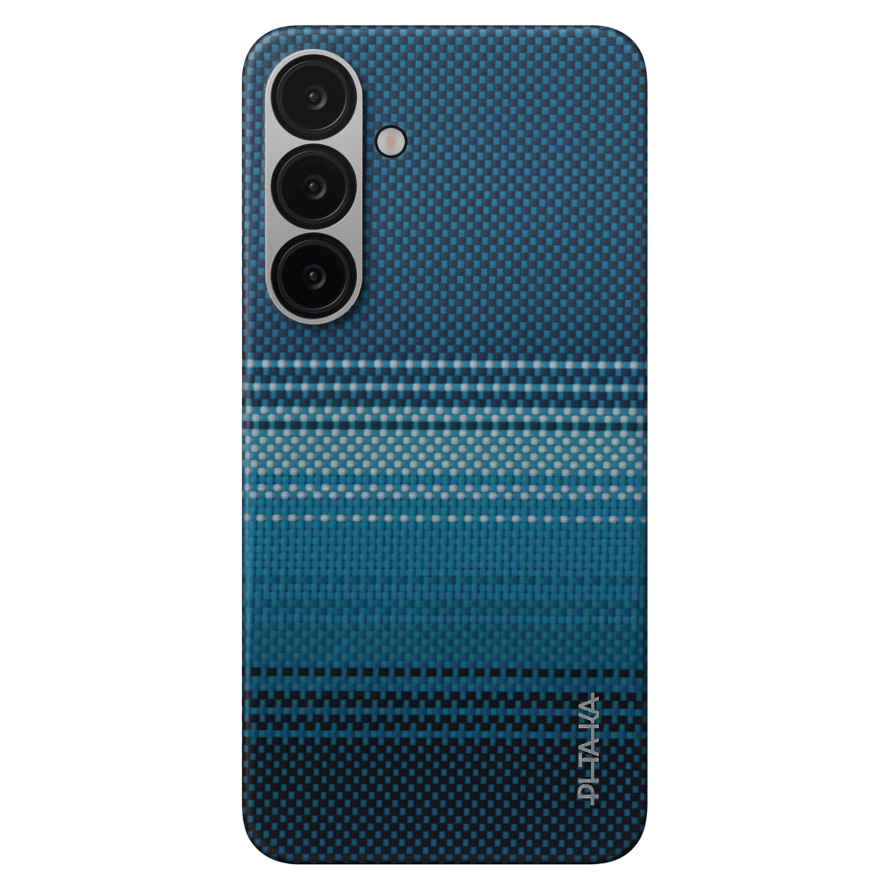 Pitaka Tactile Woven Case with Grip 3 for Samsung Galaxy S 2025 Small-Multi-Color by Pitaka