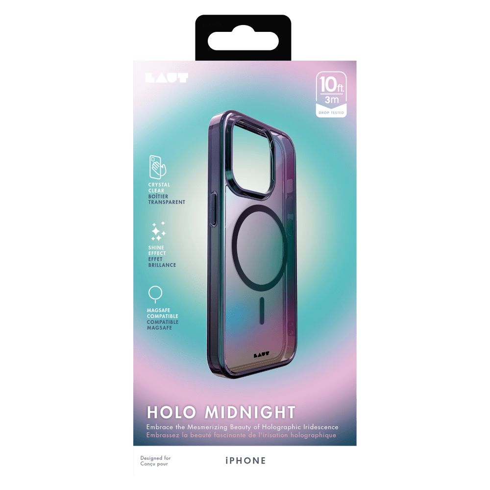 LAUT HOLO Case for Apple iPhone 15 / iPhone 14 / iPhone 13 by LAUT