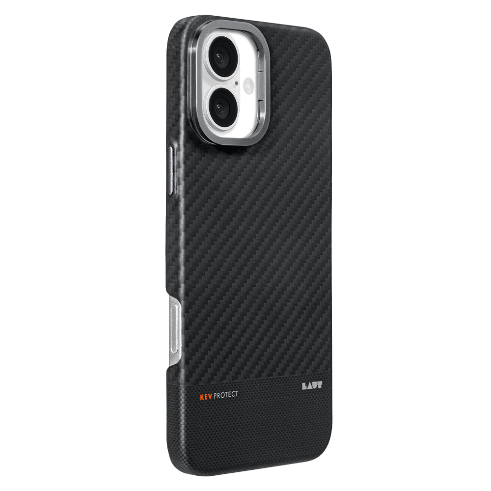 LAUT KEV Protect MagSafe Case for Apple iPhone 16-Black by LAUT