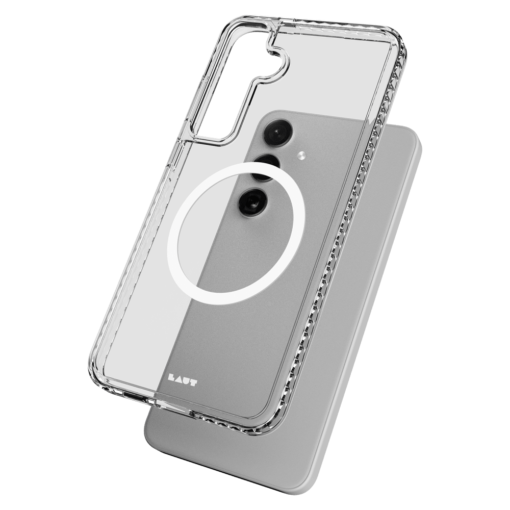 LAUT HUEX Crystal Case for Samsung Galaxy S 2025 Medium-Clear by LAUT