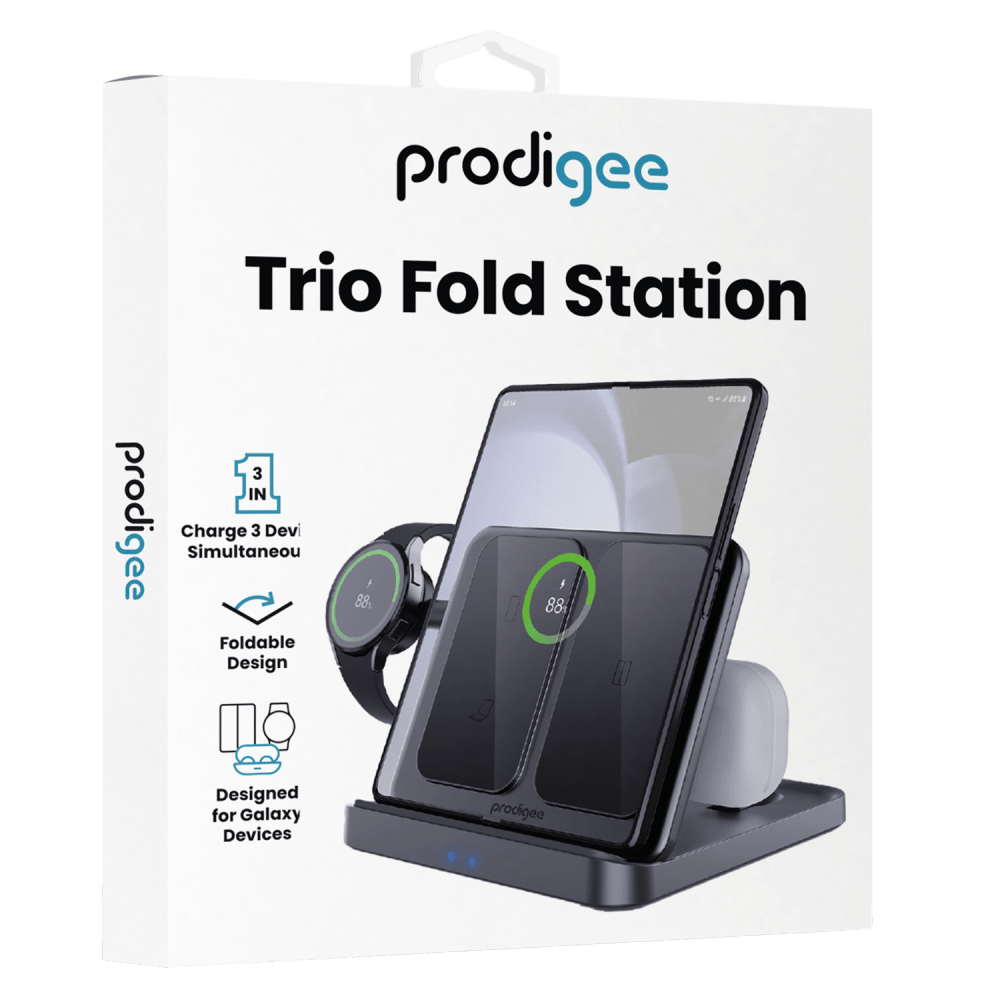 prodigee Trio Fold Station 3 in 1 Charger for Samsung Devices by prodigee