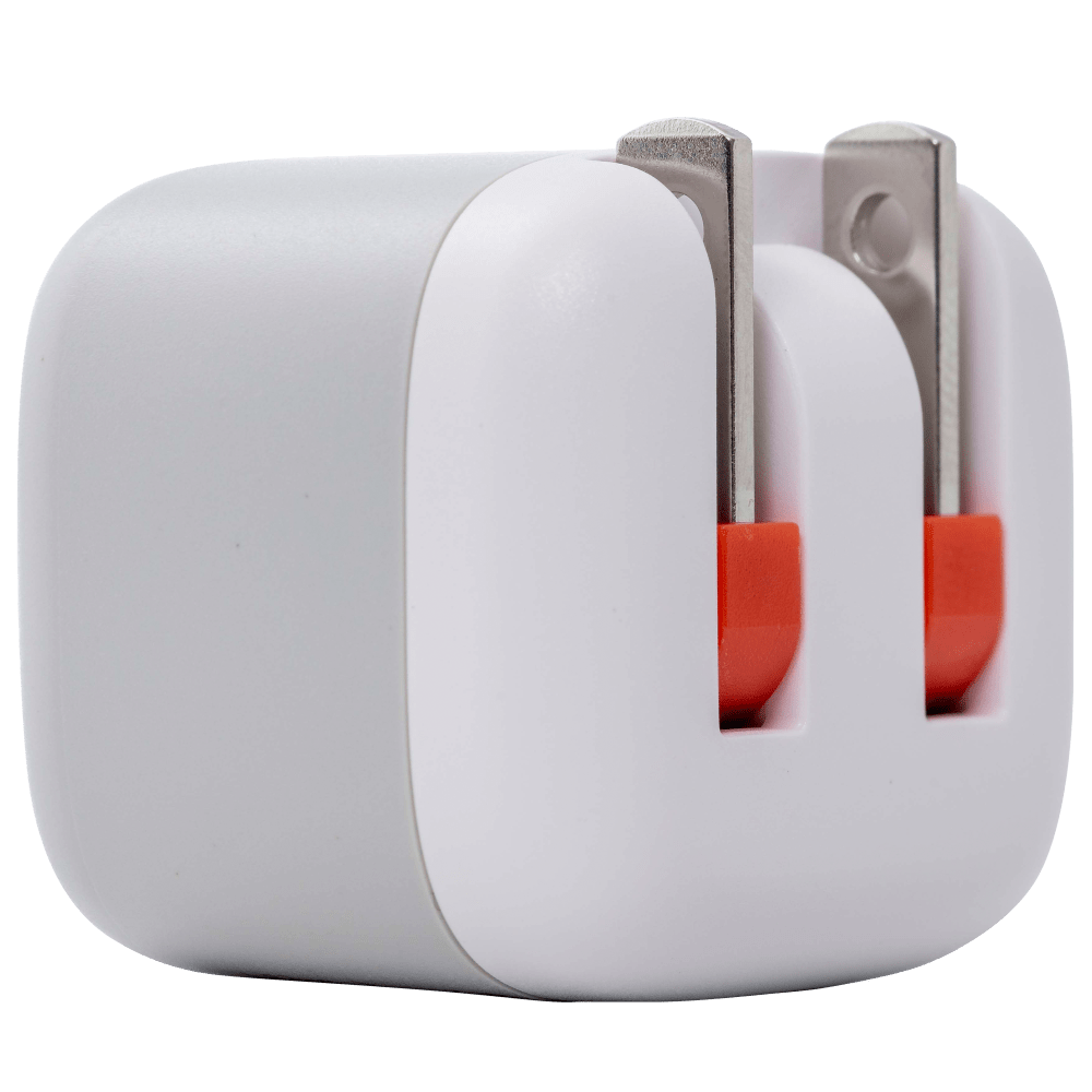 Ventev 12W USB A Universal Mini Wall Charger and USB A to Apple Lightning Cable-White by Ventev