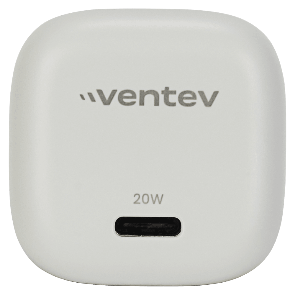 Ventev 20W ULTRAFAST USB C Universal Mini Wall Charger and USB C to Apple Lightning Cable-Gray by Ventev