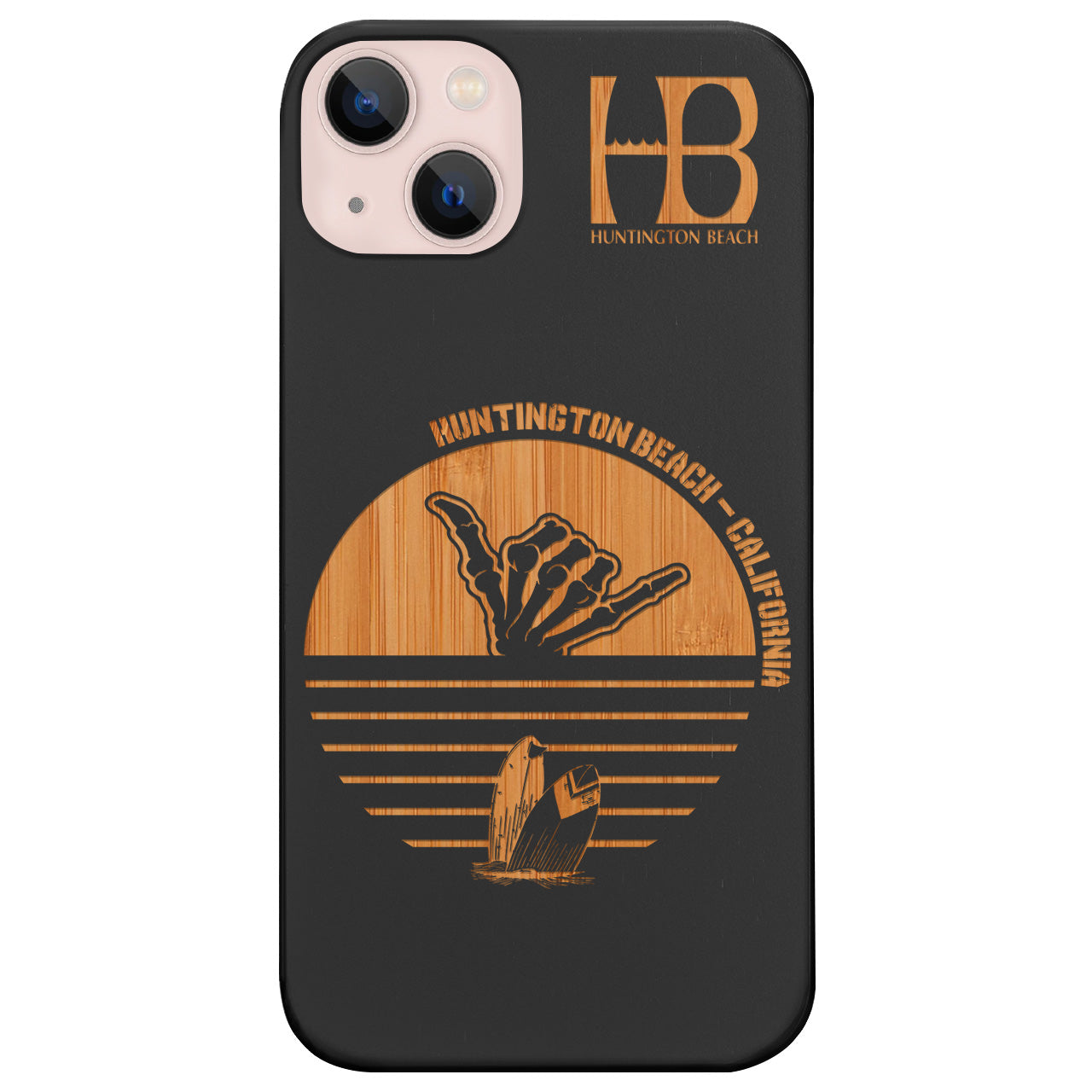 Huntington Beach California - Engraved (Exclusive Design) by OTTO Wholesale