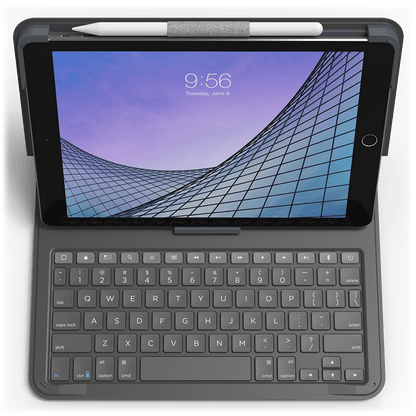 ZAGG Messenger Folio 2 Keyboard and Case for Apple iPad 10.2 / Air 10.5 / Pro 10.5-Gray by ZAGG