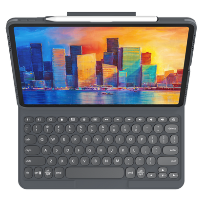 ZAGG Pro Keys Bluetooth Keyboard Case for Apple iPad Pro 12.9 (2021 / 2020 / 2018)-Black by ZAGG