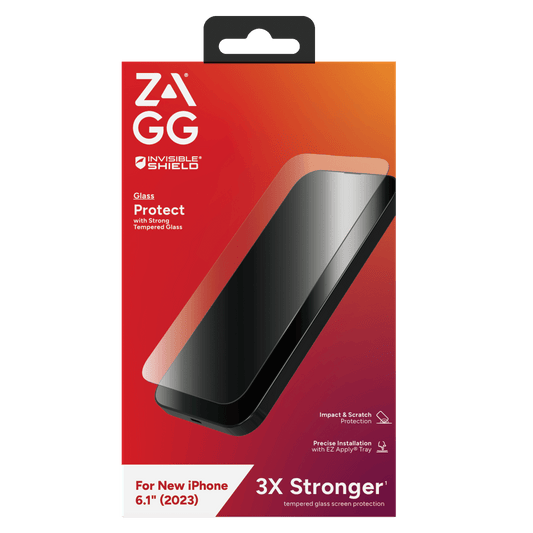 ZAGG InvisibleShield Glass Screen Protector for Apple iPhone 15