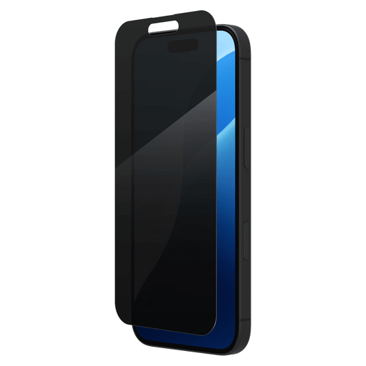 ZAGG Invisible Shield Glass Elite Privacy Screen Protector for Apple iPhone 16 / iPhone 15-Clear by ZAGG