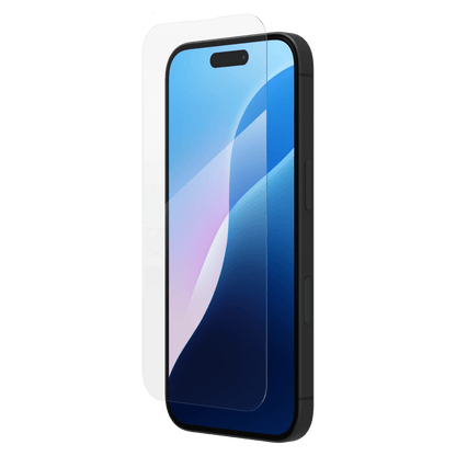 ZAGG InvisibleShield Antimicrobial Glass Screen Protector for Apple iPhone 16 / iPhone 15-Clear
