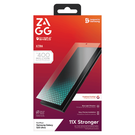 ZAGG InvisibleShield XTR4 Glass Screen Protector for Samsung Galaxy S 2025 Large-Clear by ZAGG