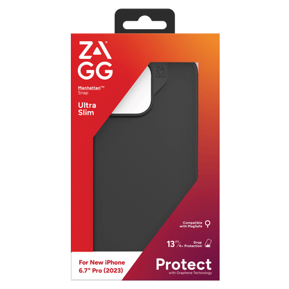 ZAGG Manhattan Snap MagSafe Case for Apple iPhone 15 Pro Max-- by ZAGG