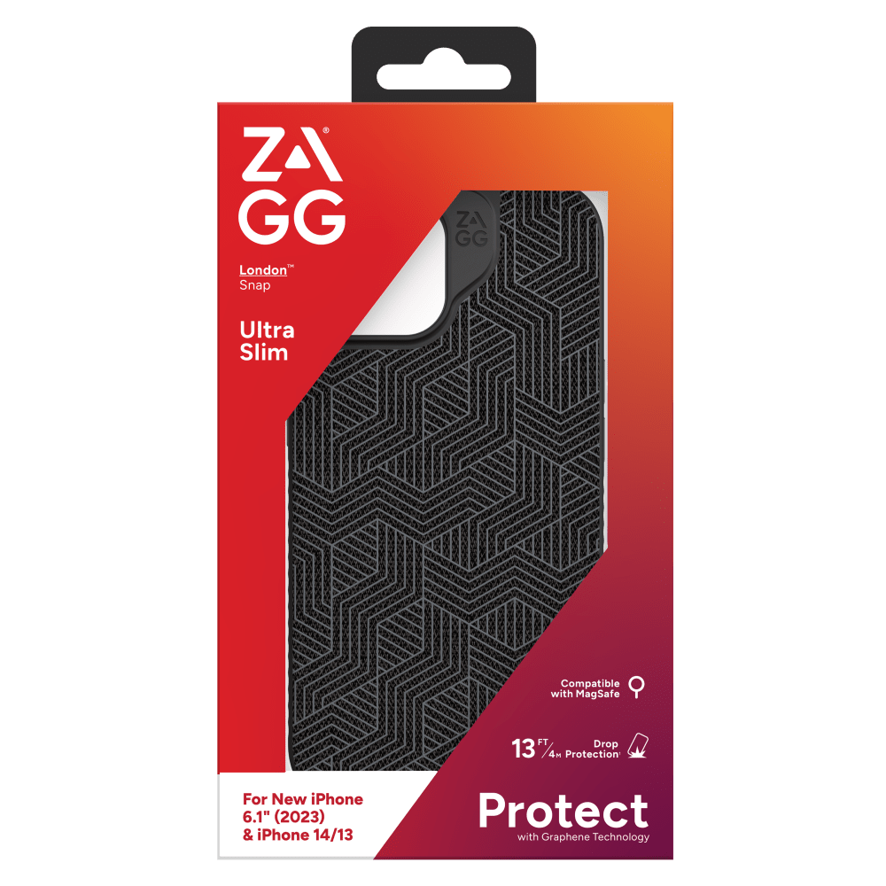 ZAGG London Snap MagSafe Case for Apple iPhone 15 / iPhone 14 / iPhone 13 by ZAGG