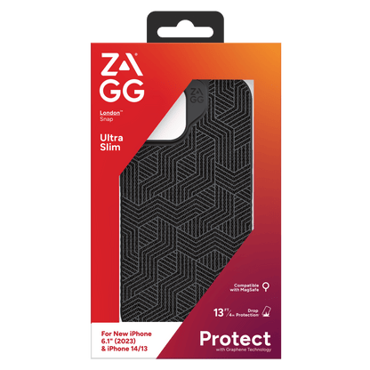ZAGG London Snap MagSafe Case for Apple iPhone 15 / iPhone 14 / iPhone 13 by ZAGG