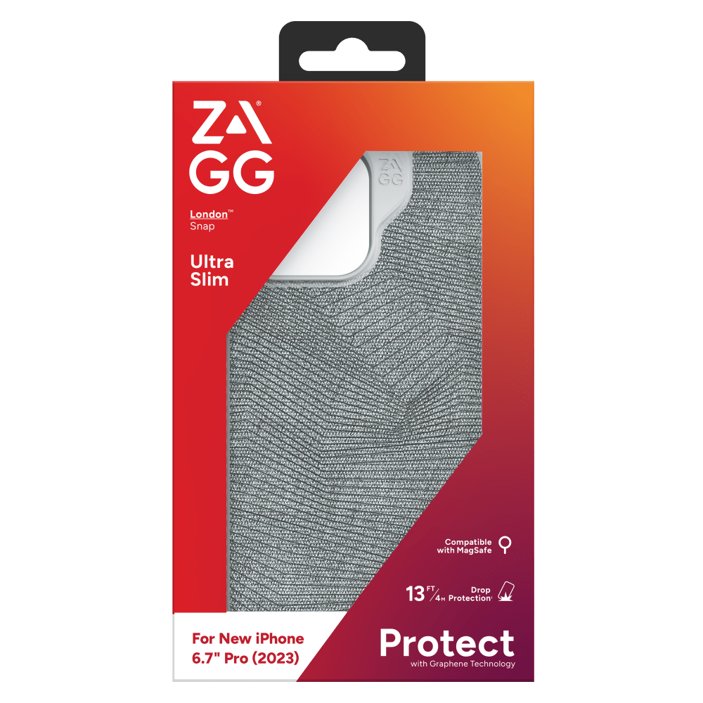 ZAGG London Snap MagSafe Case for Apple iPhone 15 Pro Max-- by ZAGG