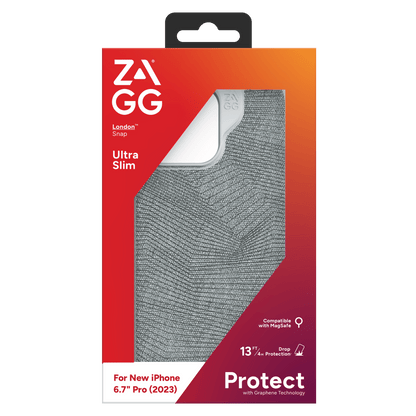 ZAGG London Snap MagSafe Case for Apple iPhone 15 Pro Max-- by ZAGG