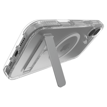ZAGG Crystal Palace Snap MagSafe Case with Kickstand for Apple iPhone 16 Plus-Clear by ZAGG