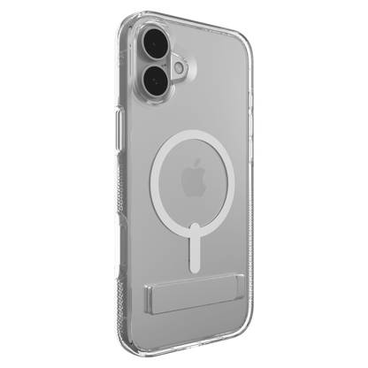 ZAGG Crystal Palace Snap MagSafe Case with Kickstand for Apple iPhone 16 Plus-Clear by ZAGG