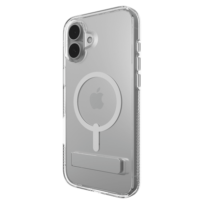 ZAGG Crystal Palace Snap MagSafe Case with Kickstand for Apple iPhone 16 Plus-Clear by ZAGG
