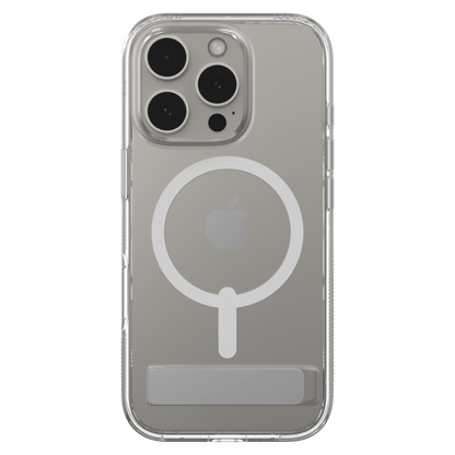 ZAGG Crystal Palace Snap MagSafe Case with Kickstand for Apple iPhone 16 Pro-Clear by ZAGG