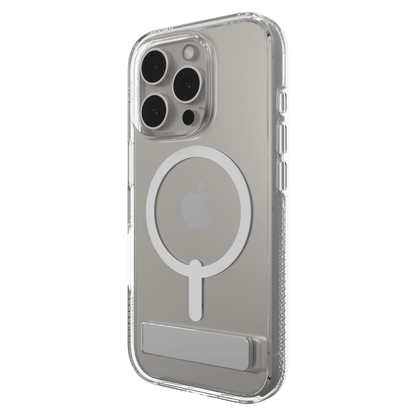 ZAGG Crystal Palace Snap MagSafe Case with Kickstand for Apple iPhone 16 Pro-Clear by ZAGG