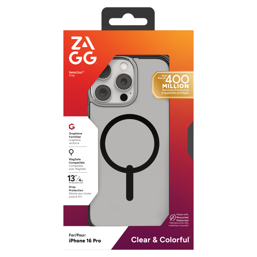 ZAGG Santa Cruz Snap MagSafe Case for Apple iPhone 16 Pro-- by ZAGG