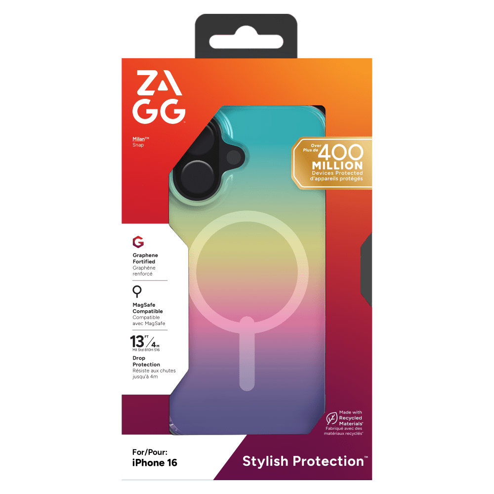 ZAGG Milan Snap MagSafe Case for Apple iPhone 16-- by ZAGG