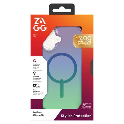 ZAGG Milan Snap MagSafe Case for Apple iPhone 16-- by ZAGG