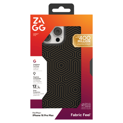 ZAGG London Snap MagSafe Case for Apple iPhone 16 Pro Max-- by ZAGG