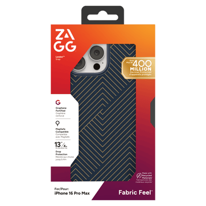 ZAGG London Snap MagSafe Case for Apple iPhone 16 Pro Max-- by ZAGG