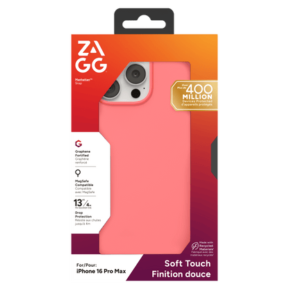 ZAGG Manhattan Snap MagSafe Case for Apple iPhone 16 Pro Max-- by ZAGG