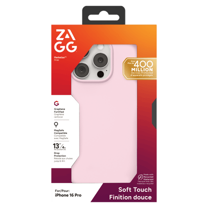 ZAGG Manhattan Snap MagSafe Case for Apple iPhone 16 Pro-- by ZAGG