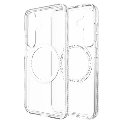 ZAGG Crystal Palace Snap MagSafe Case for Samsung Galaxy S 2025 Small-Clear by ZAGG