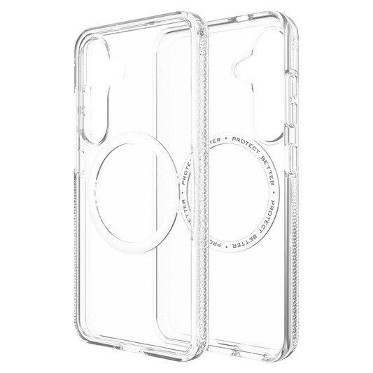 ZAGG Crystal Palace Snap MagSafe Case for Samsung Galaxy S 2025 Small-Clear by ZAGG