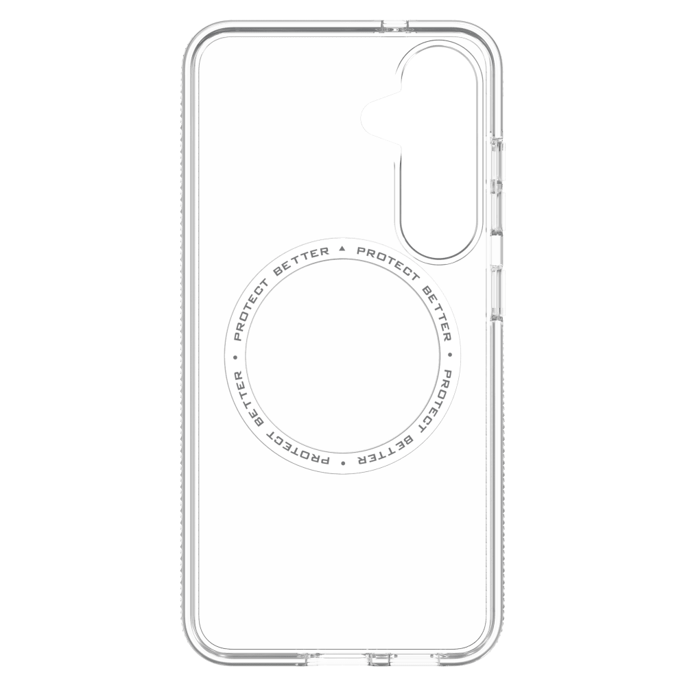 ZAGG Crystal Palace Snap MagSafe Case for Samsung Galaxy S 2025 Small-Clear by ZAGG