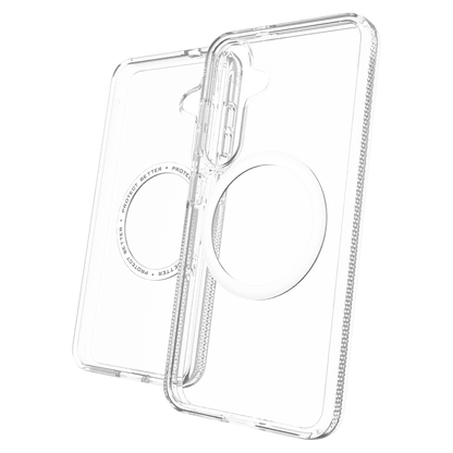 ZAGG Crystal Palace Snap MagSafe Case for Samsung Galaxy S 2025 Small-Clear by ZAGG