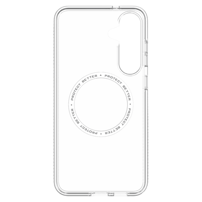 ZAGG Crystal Palace Snap MagSafe Case for Samsung Galaxy S 2025 Medium-Clear by ZAGG