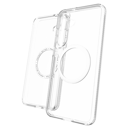 ZAGG Crystal Palace Snap MagSafe Case for Samsung Galaxy S 2025 Medium-Clear by ZAGG