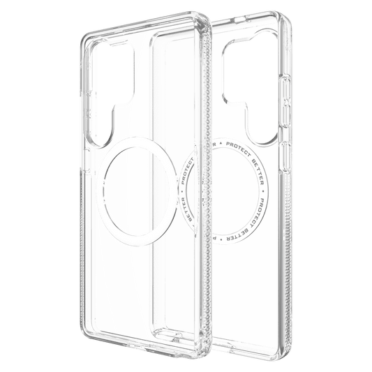 ZAGG Crystal Palace Snap MagSafe Case for Samsung Galaxy S 2025 Large-Clear by ZAGG