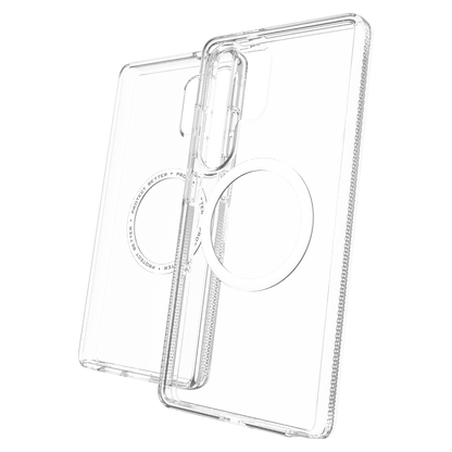 ZAGG Crystal Palace Snap MagSafe Case for Samsung Galaxy S 2025 Large-Clear by ZAGG