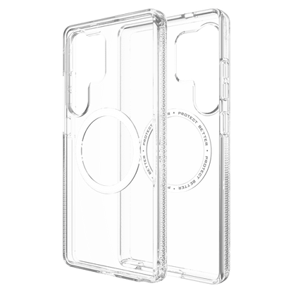 ZAGG Crystal Palace Snap MagSafe Case for Samsung Galaxy S 2025 Large-Clear
