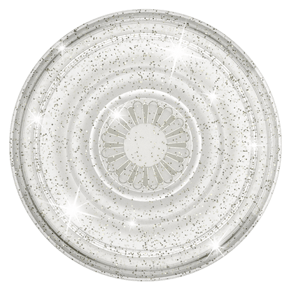 PopSockets PopGrip Clear, Silver by PopSockets